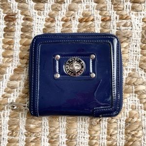 Marc by Marc Jacobs Patent Leather Zip-up Wallet